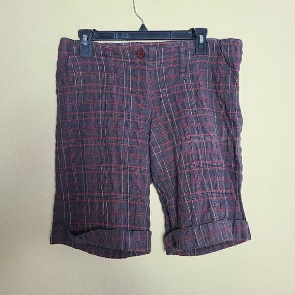 Pants - Revicci Plaid Bermuda Shorts  